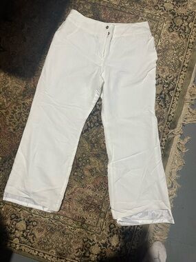 East 5th White Wide-Leg Pants